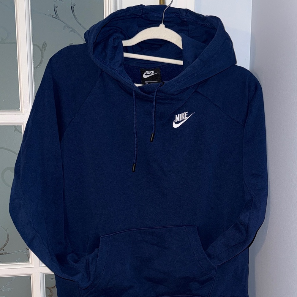 Nike Women's Navy Blue Hoodie